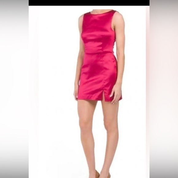 House of Harlow 1960-Pink Low Back Mini Dress Size 2-NWOT - Picture 9 of 9